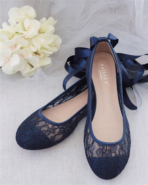 navy blue flats for wedding.